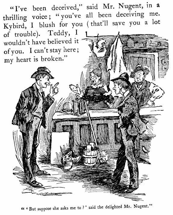 ''but Suppose She Asks Me To?' Said the Delighted Mr. Nugent, With Much Gravity.' 