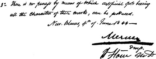 Handwritten conclusion number 3 and signatures of Mercier dmp and Dr. Stone.