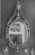 This group of old mirrors indicates the extent to which refinement of design was carried during the Georgian period in England—the time of the great cabinet-makers.