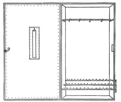 Fig. 3—Showing Stove when Open, and Back of Door.