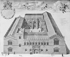 PLATE XXVIII  SCHOOLS AND UNIVERSITY LIBRARY, CAMBRIDGE, C. 1688