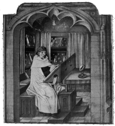 PLATE XXX  CARMELITE IN HIS STUDY