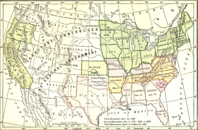 The United States in 1861