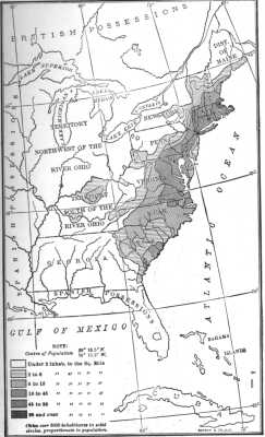 DISTRIBUTION OF POPULATION, 1790