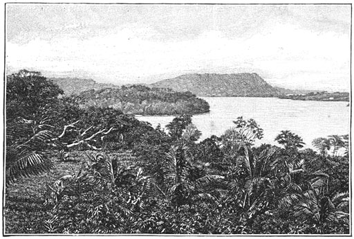 De reede van Franceville of Port-Vila.