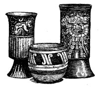 ANCIENT MEXICAN DRINKING CUPS (British Museum)