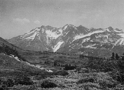 Looking southeast from Cloudy Pass