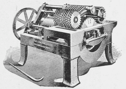 Fig. 49. Ten Saw Gang Lath Bolter.