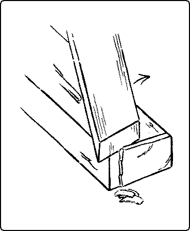 Fig. 73. Chiseling End Wood.