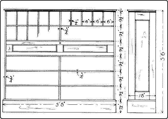 Fig. 242. A More Expensive Locker for Unfinished Work.