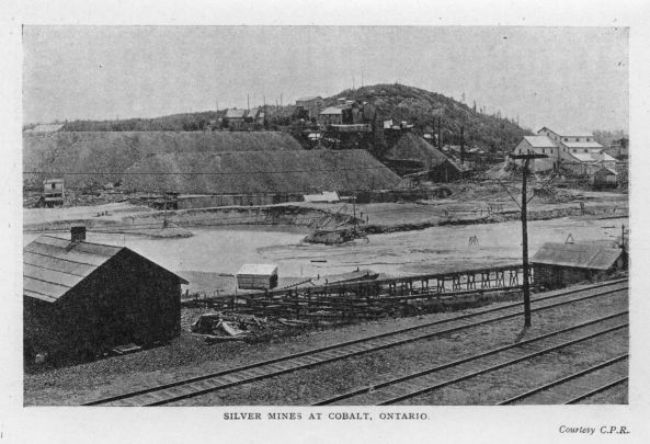 Silver mines at Cobalt, Ontario.