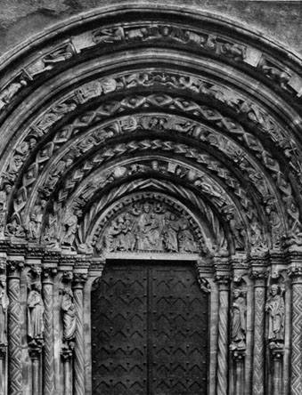 The golden portal of the Cathedral at Freiberg in Saxony