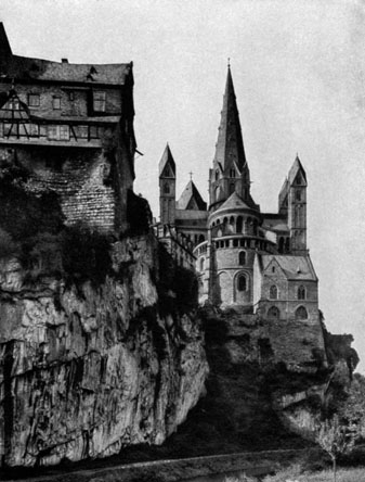 View of the Cathedral at Limburg on the Lahn