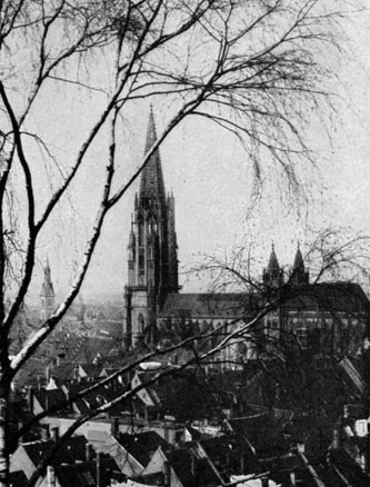 View of the Cathedral Church at Freiburg in Breisgau