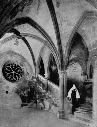 The Cistercian Cloister Maulbronn in Württemberg, “Hell stairway”