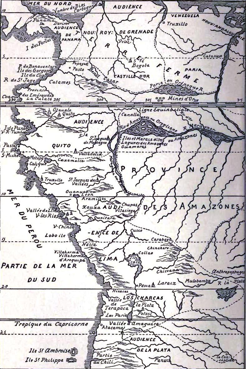 Map of Peru