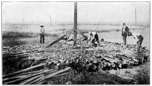 Laying Foundation for a Lime Stack at the Pennsylvania Experiment Station