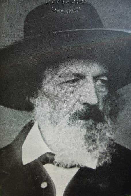 Alfred, Lord Tennyson, æt. 80.  From a photography reproduced by the kind permission of Lord Tennyson