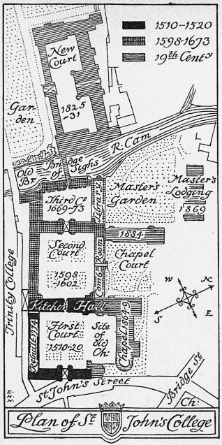 Plan of St John's College