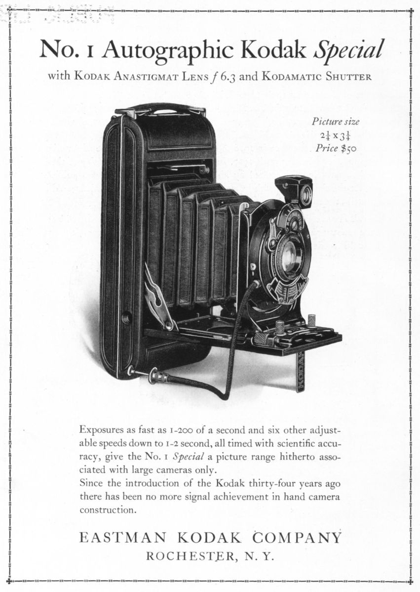 Advertisement: Eastman Kodak Company