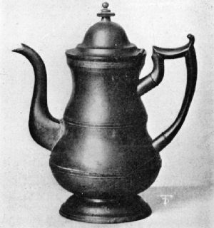 Britannia Coffee Pot from Which Abraham Lincoln Was Often Served in New Salem