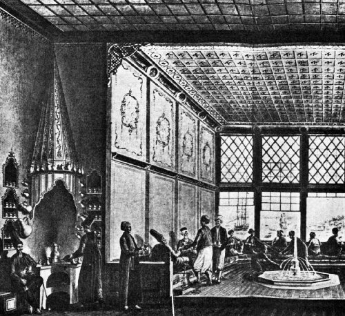 Characteristic Scene in a Turkish Coffee House of the Seventeenth Century