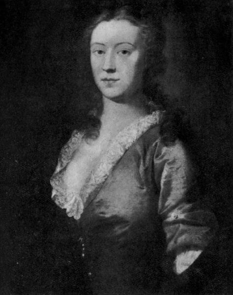 [From an original painting at Clevedon Court.  M.E.  MARY, WIFE OF THE FIRST ABRAHAM ELTON, BART.