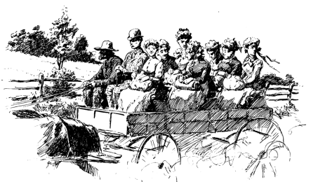 A WAGON-LOAD OF NURSE-MAIDS.