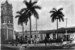 Agramonte Plaza, Puerto Principe, Cuba. Photograph by V. K. Van de Venter, Jan. 28, 1900.