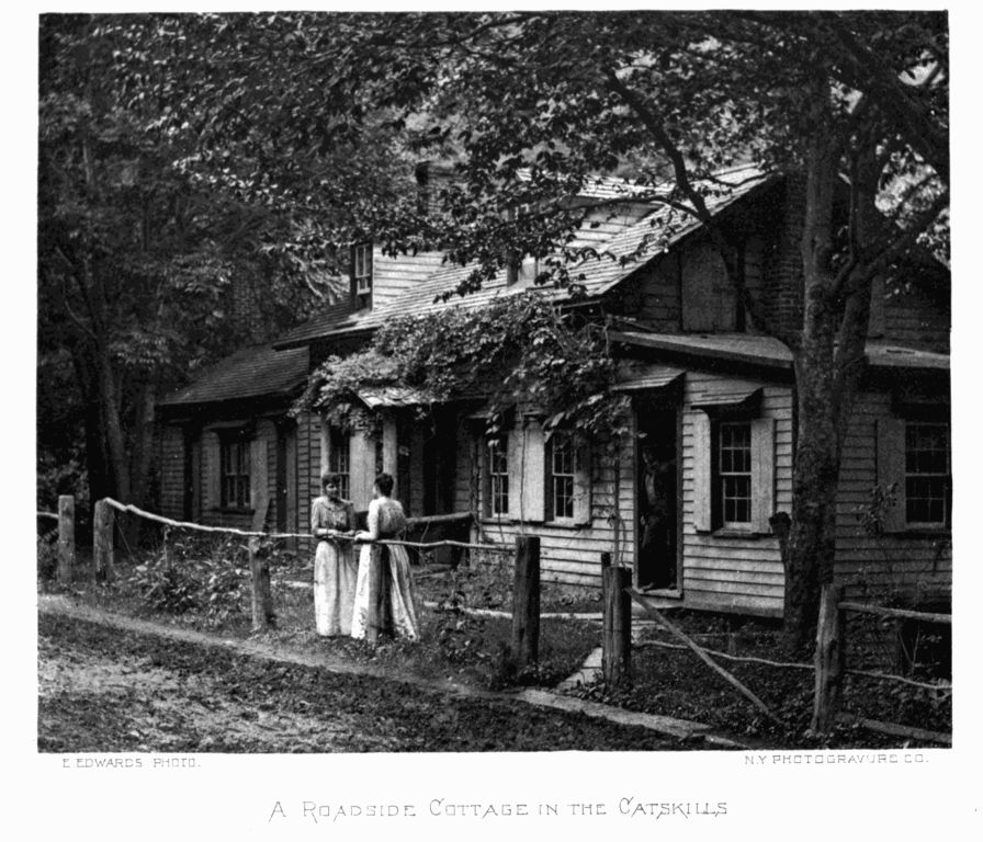 A ROADSIDE COTTAGE IN THE CATSKILLS.