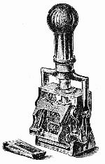 Fig. 120—Hand numbering machine.