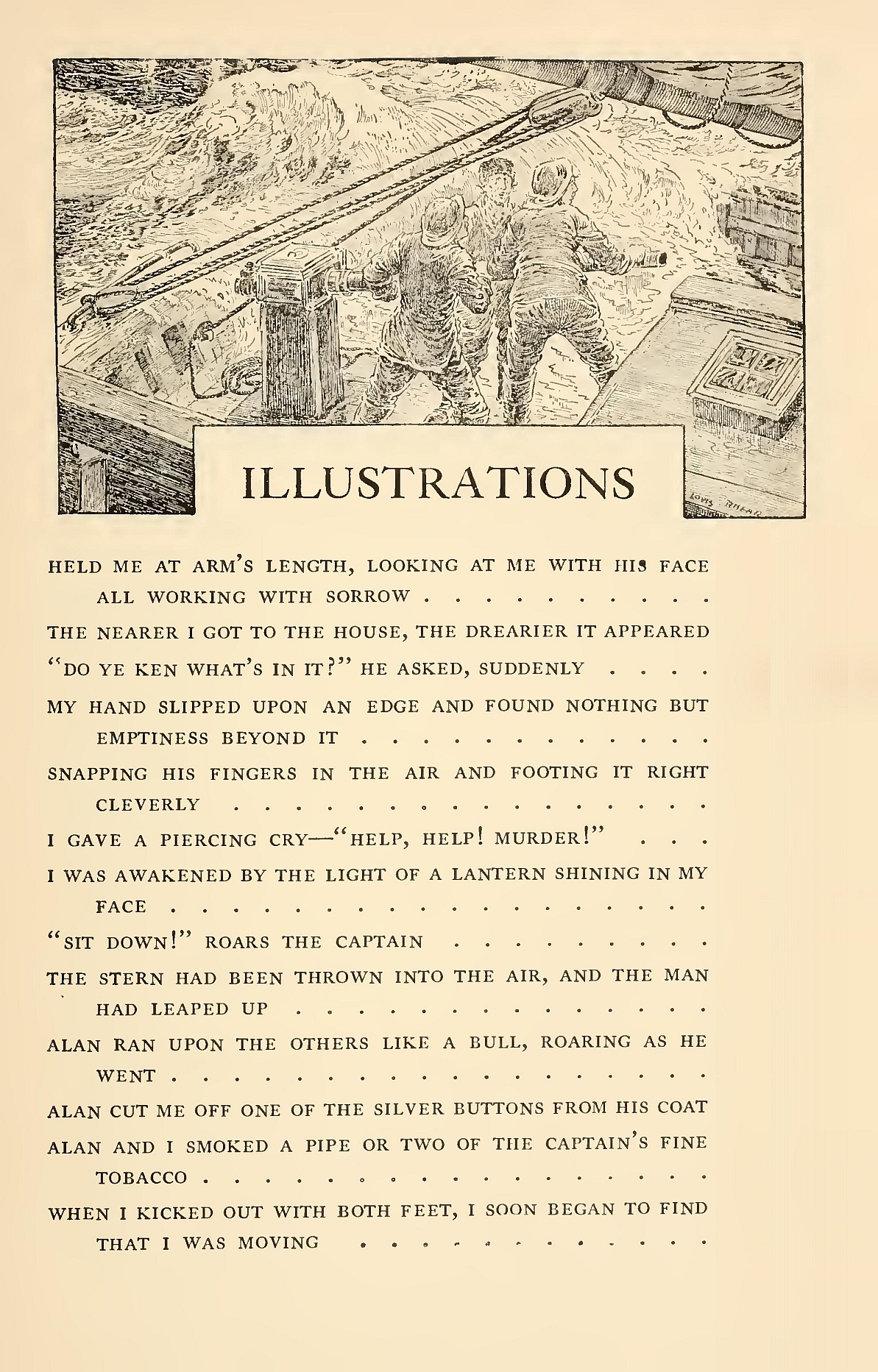 List of Illustrations first page