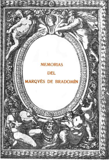 MEMORIAS DEL MARQVÉS DE BRADOMÍN