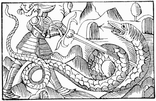 Frotho kills a huge fierce great Serpent.