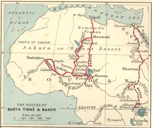 Map of North Africa