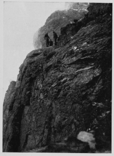 A steep face of rock.  To face p. 202.