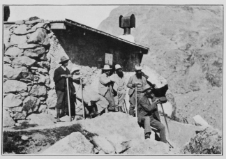 A large party for a small hut.