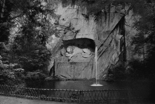 THE LION MONUMENT, LUCERNE