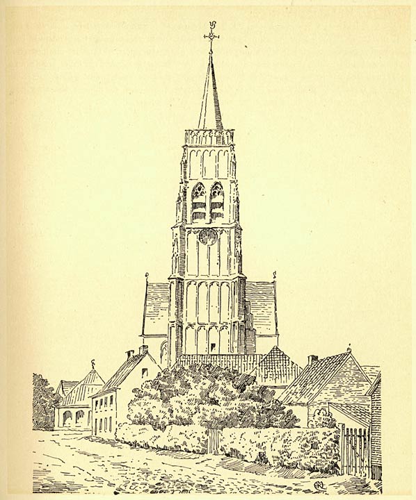 KERK TE OUD-GASTEL (N.-B.).