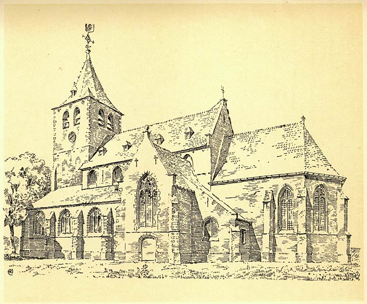 KERK TE HALSTEREN (N.-B.).