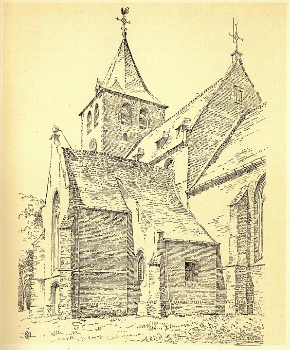 KERK TE HALSTEREN (N.-B.).