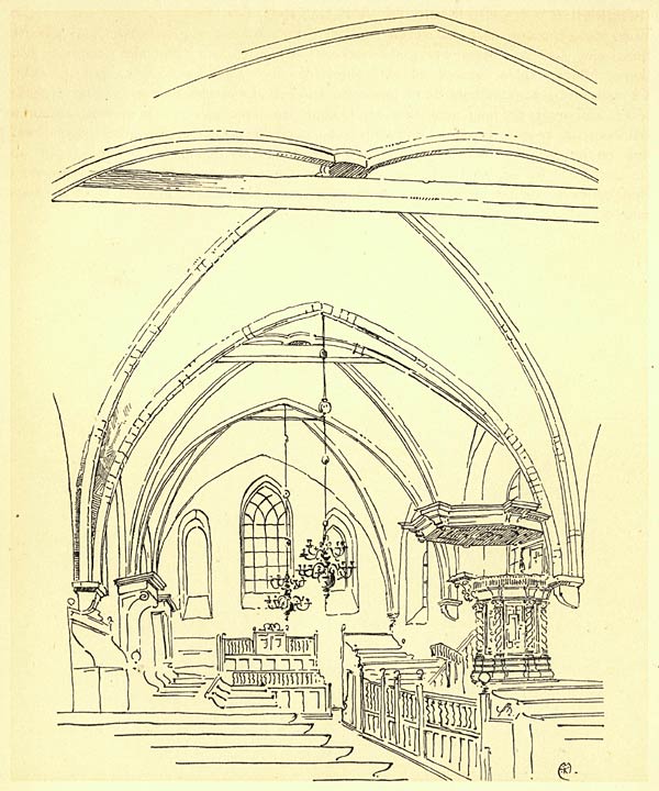 INTERIEUR VAN DE KERK TE AUGUSTINUSGA (FR.).