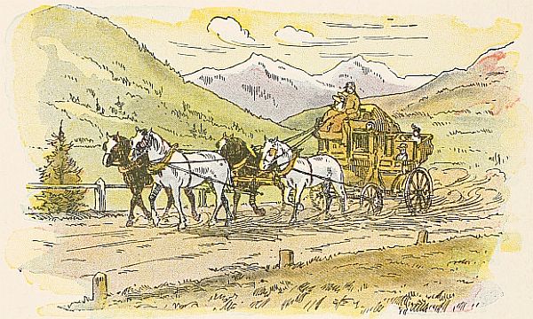 boys riding on coach