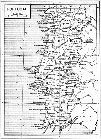 Map of Portugal