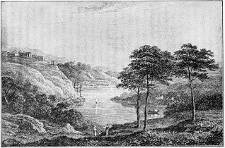 VIEW UP THE DOURO TOWARDS OPORTO. (After a drawing by J. Gibbs of Bath.)