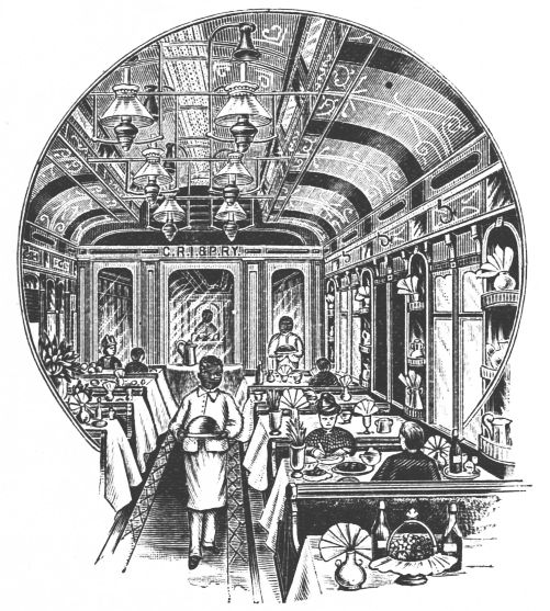 inside of dining car