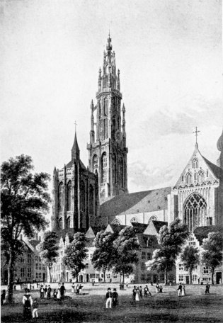 ANTWERP, 1832.  THE CATHEDRAL.