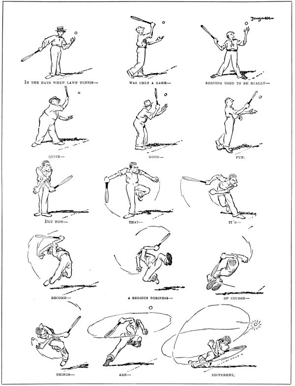 progression of lawn tennis vrom leisure activity to competition