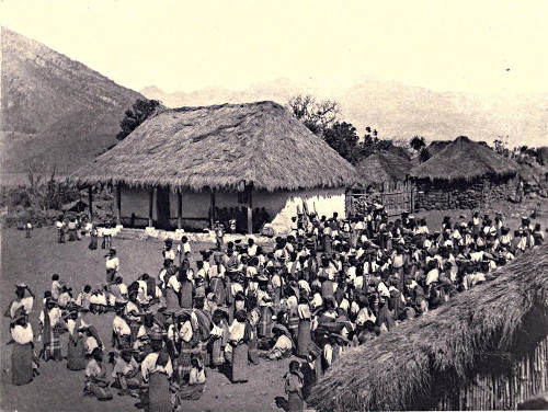 The plaza, Atitlan