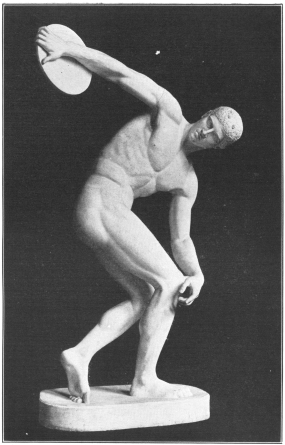 Photo, Metropolitan Museum   MUSCULAR DEVELOPMENT OF AN ATHLETE—THE DISCUS THROWER OF MYRON